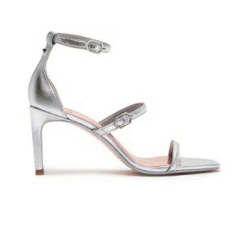 Ted Baker Silver Strappy Heel